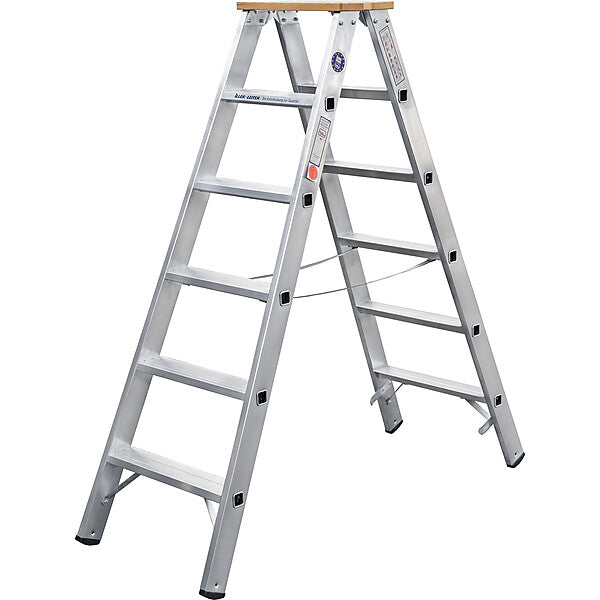 ILLER-LEITER Stufenstehleiter beidseit. 6 Stufen 51706